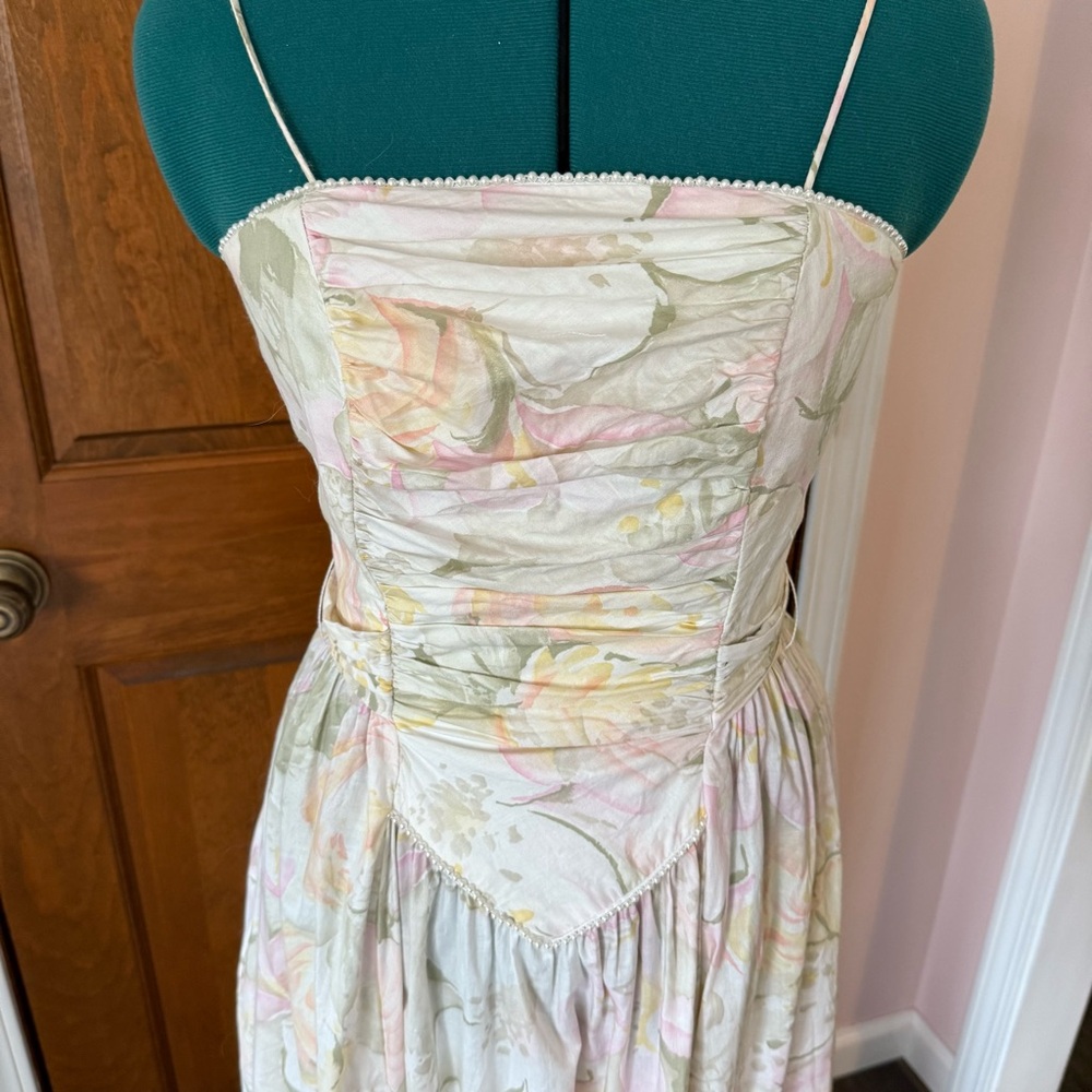 Vintage JC Penney Cotton Midi Dress - Small - Picture 5 of 9